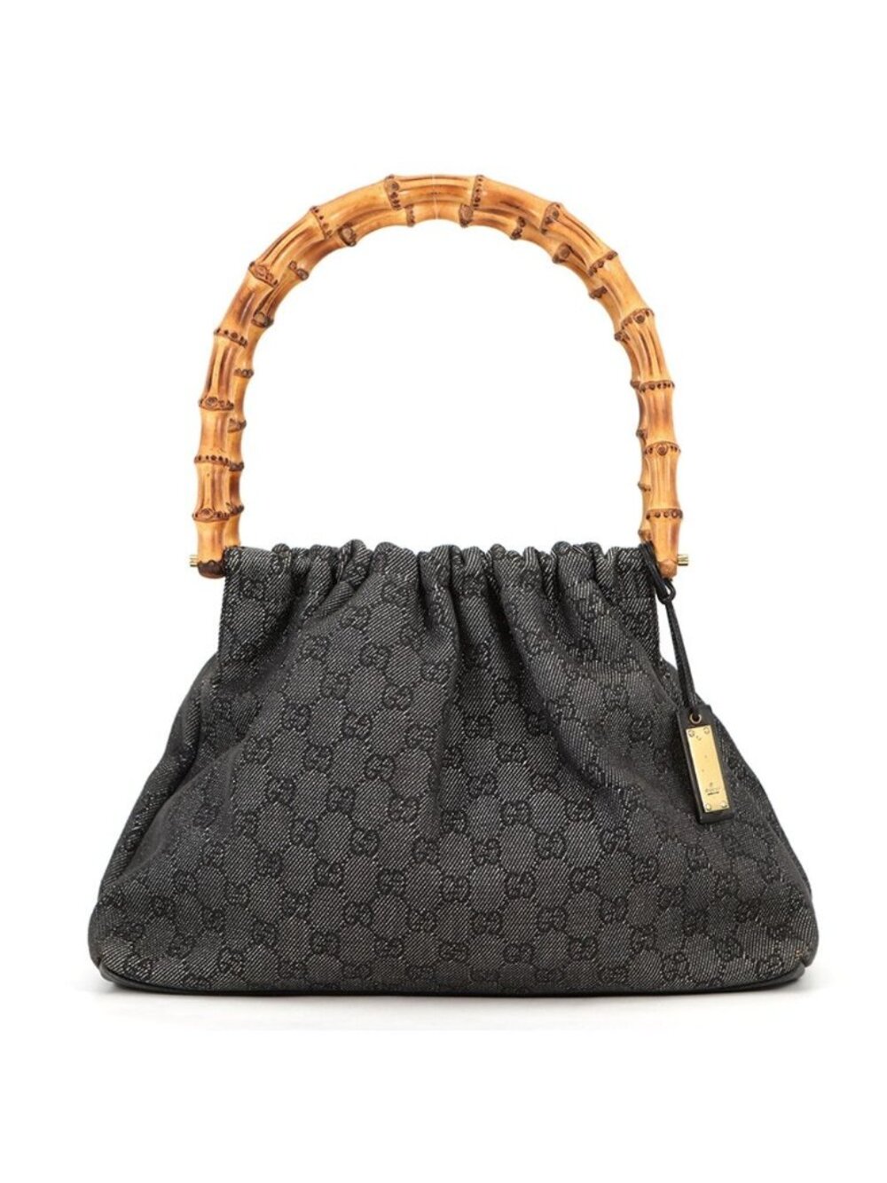 Gucci Handbag Bamboo GG Canvas Tote